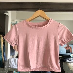 Yesstyle Pink Cropped Top